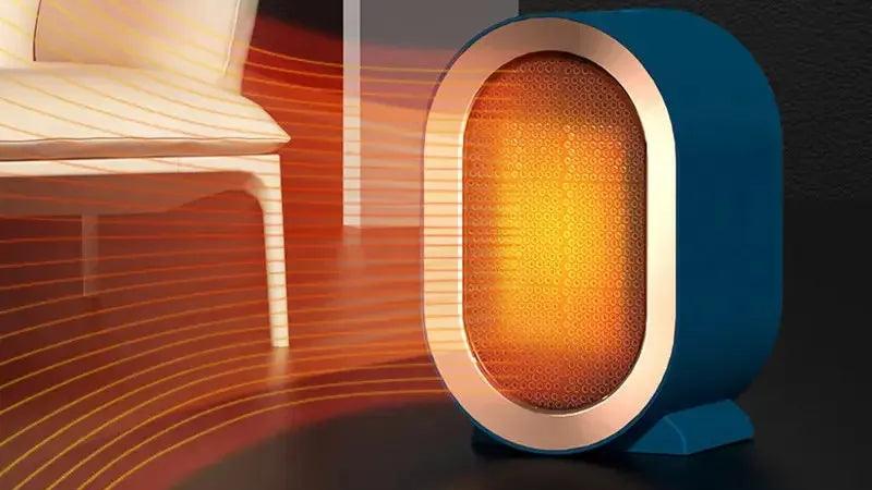 1200W Portable Electric Desktop Fan Heater