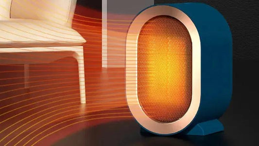 1200W Portable Electric Desktop Fan Heater