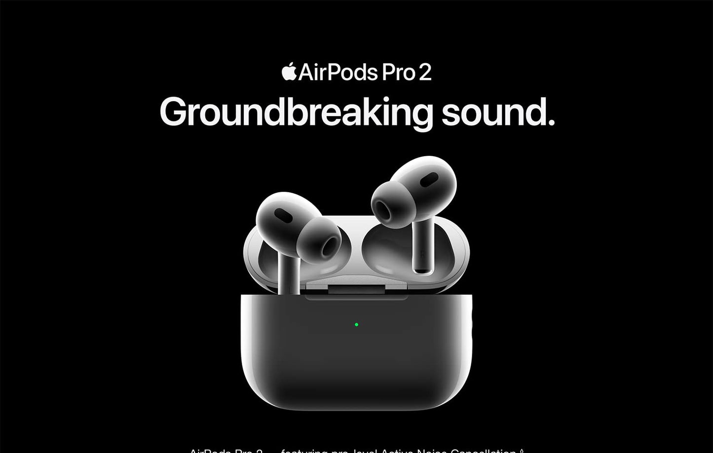 Apple AirPods Pro 2 – Wireless Bluetooth Earbuds with Active Noise Cancellation, Transparency Mode, Spatial Audio & USB-C MagSafe Charging Case