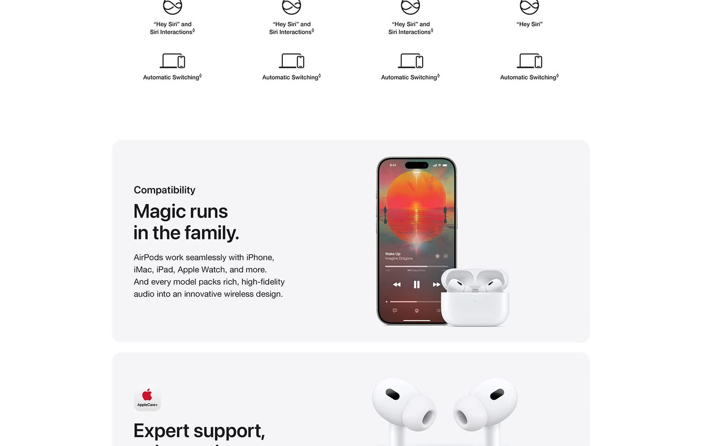 Apple AirPods Pro 2 – Wireless Bluetooth Earbuds with Active Noise Cancellation, Transparency Mode, Spatial Audio & USB-C MagSafe Charging Case