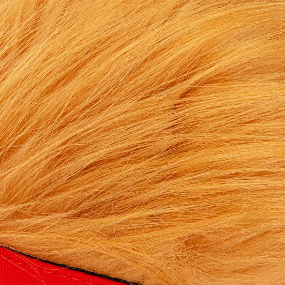 Trump 2024 Hat with Hair Embroidered Baseball Cap Funny Wigs Half Hat Adjustable Yellow Wig Hat Breathable for Outdoor Sports