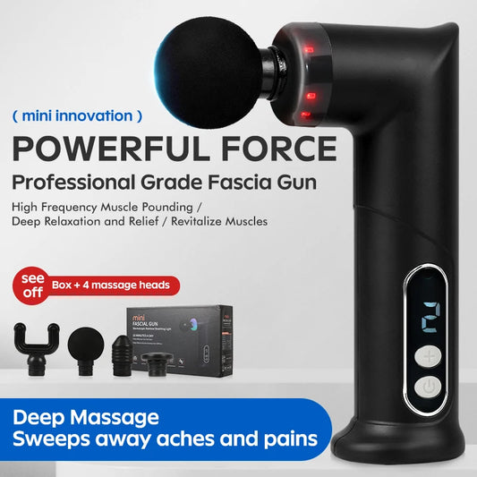 Mini Muscle Massage Gun Protable Body Massager Deep Handheld Percussion Massager For Body Back And Neck Leg
