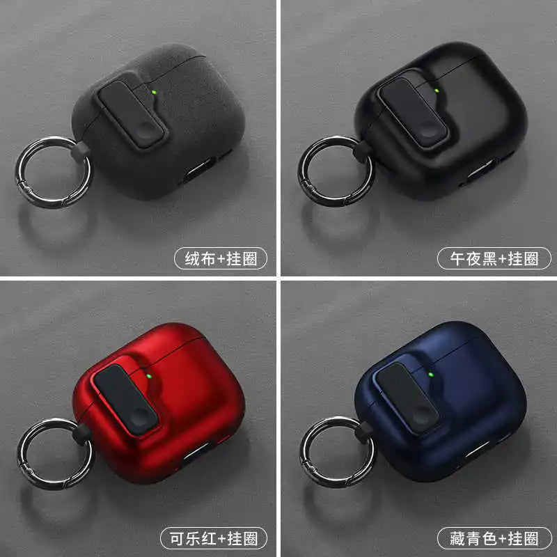 2025 New Hard Protector for AirPods 4 with Magnetic Lid Lock Hybrid Case Luxury Protection Cover for Apple AirPods 4(USB C)