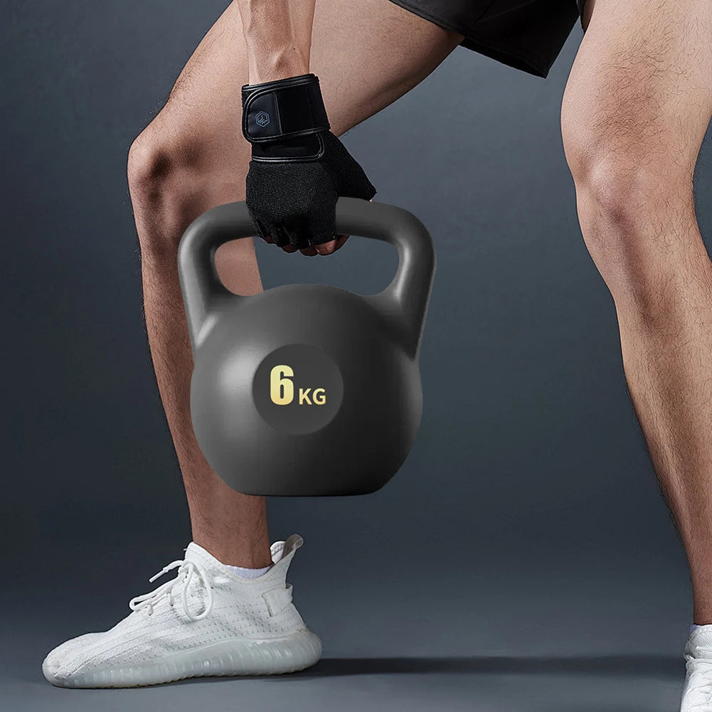 Kettlebell Kettle Dumbbells Water-filled Kettlebell Anti Slip Grip Kettlebell Weights 6KG Dumbbell for Home Gym Equipment