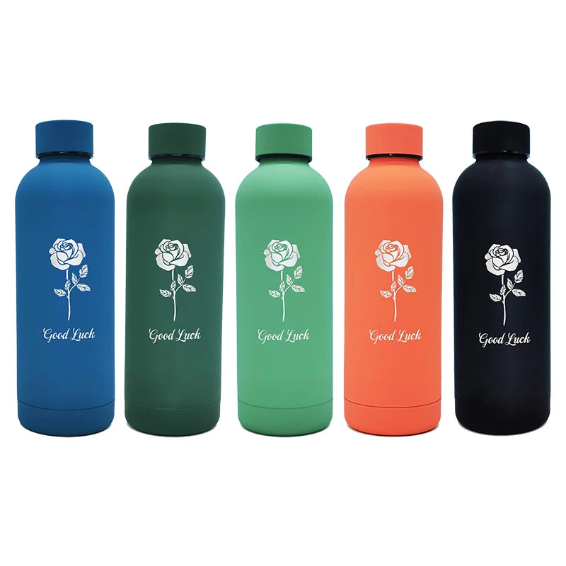 Custom Logo Thermos Large Vacuum Flask Stainless Steel Portable Thermos Bottle Outdoor Sports Water Bottle Travel Mug 500/750ml