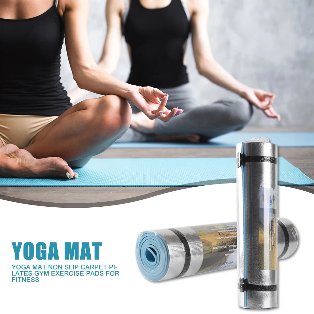 6MM Thick Yoga Mat Anti-slip Sport Fitness Mat Blanket For Exercise Yoga And Pilates Gymnastics Mat Fitness Equipment 71x20inch