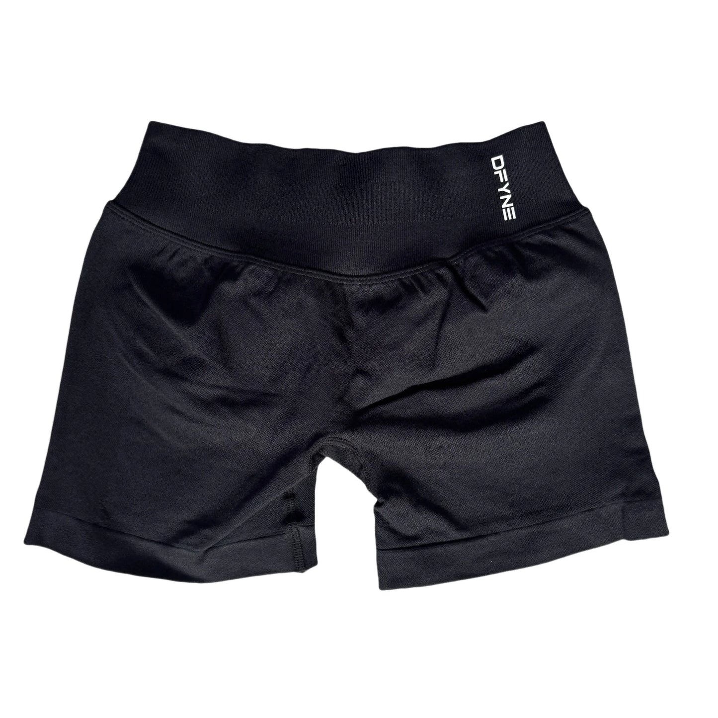 Dynamic Shorts With Logo 4.5' Seamless Scrunch Bum Yoga Short Ribbed High Waist Band Gym Short High Stretch Workout Biker Shorts