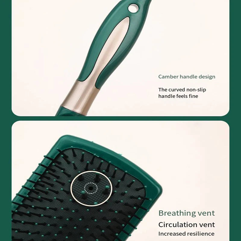 Hair Massage Air Cushion Comb Brush Scalp Hairbrush Detangle Anti Static Salon SPA Hairdressing Styling Tool Oval Round