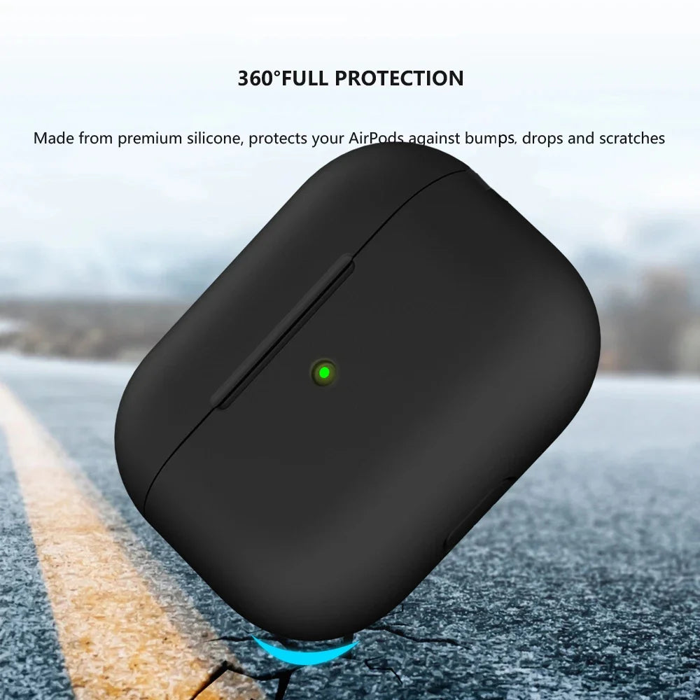 Ultra-Thin Silicone Earphone Case for AirPods 1/2 & AirPods 3 – Protective Cover for Apple AirPods Pro 2 and Earbuds