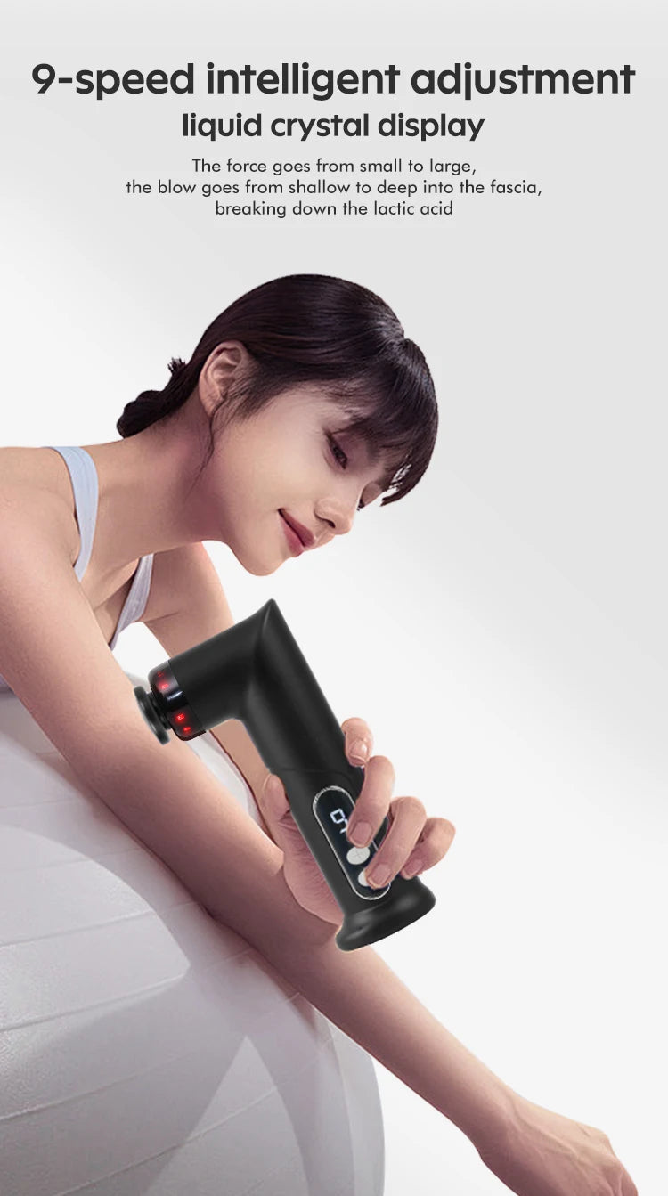 Mini Muscle Massage Gun Protable Body Massager Deep Handheld Percussion Massager For Body Back And Neck Leg