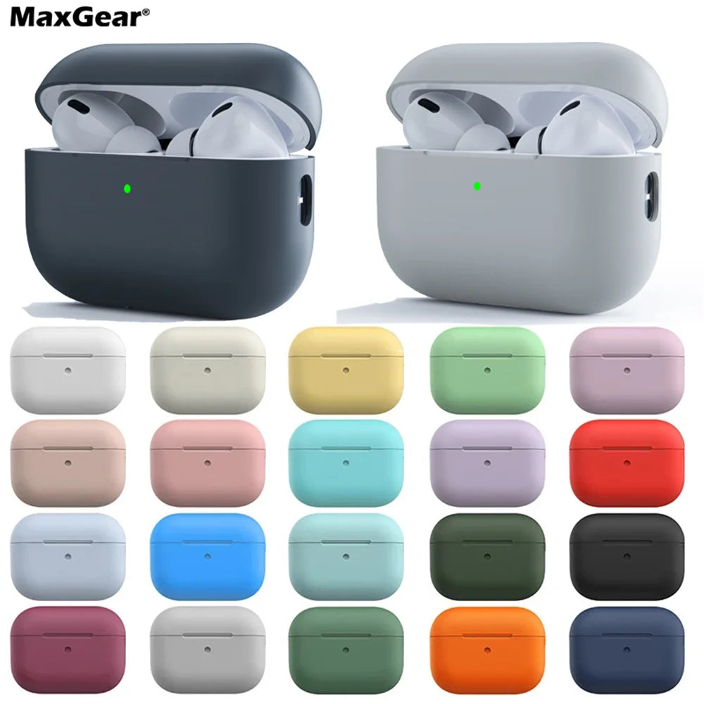 Ultra-Thin Silicone Earphone Case for AirPods 1/2 & AirPods 3 – Protective Cover for Apple AirPods Pro 2 and Earbuds