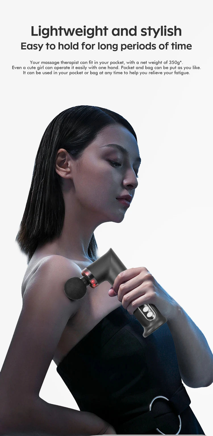 Mini Muscle Massage Gun Protable Body Massager Deep Handheld Percussion Massager For Body Back And Neck Leg