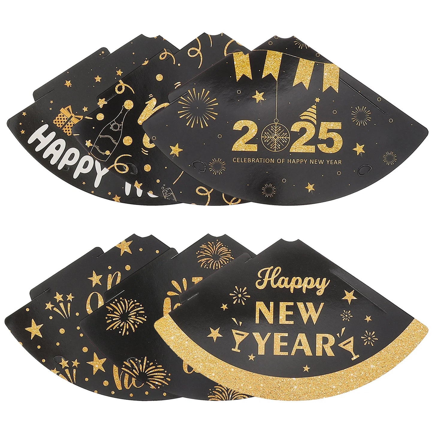Decorations Gift New Year Paper Hat Child Party Hats 2025 Supplies Years Eve Kids Cone