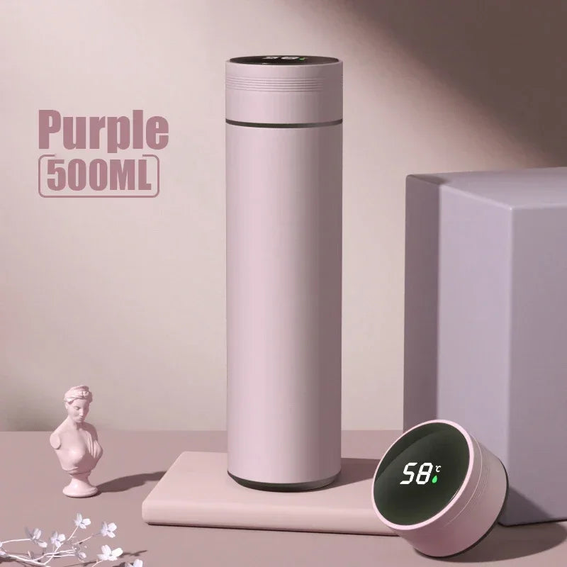 Smart Thermos Cup – 500ML | Keeps Drinks Hot or Cold | Great Gift for Dad!