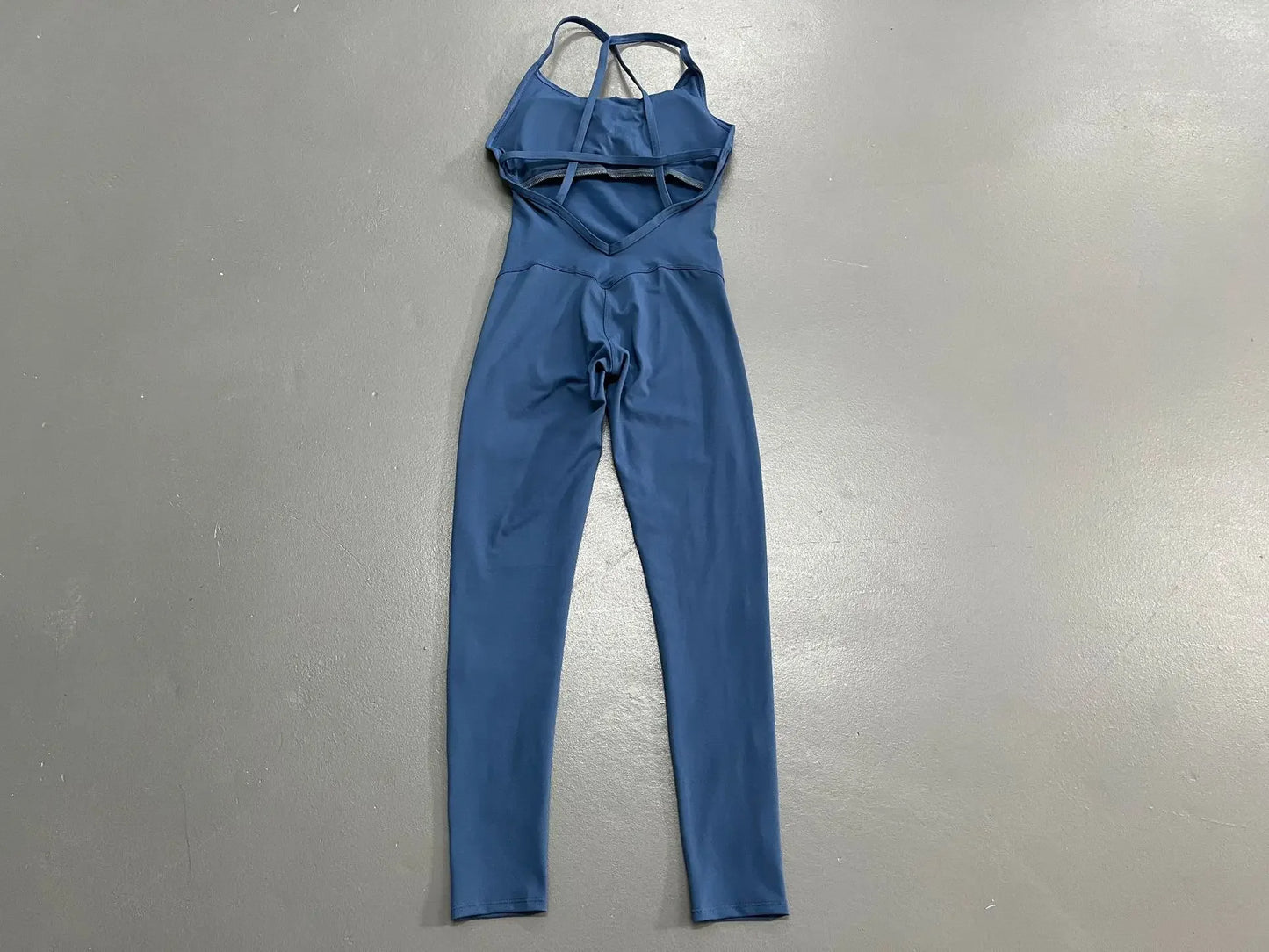 Seamless Yoga Jumpsuits Sports Fitness Backless Hip-lifting Running Jumpsuits Training Dance Dress Gym Workout Clothes for Women