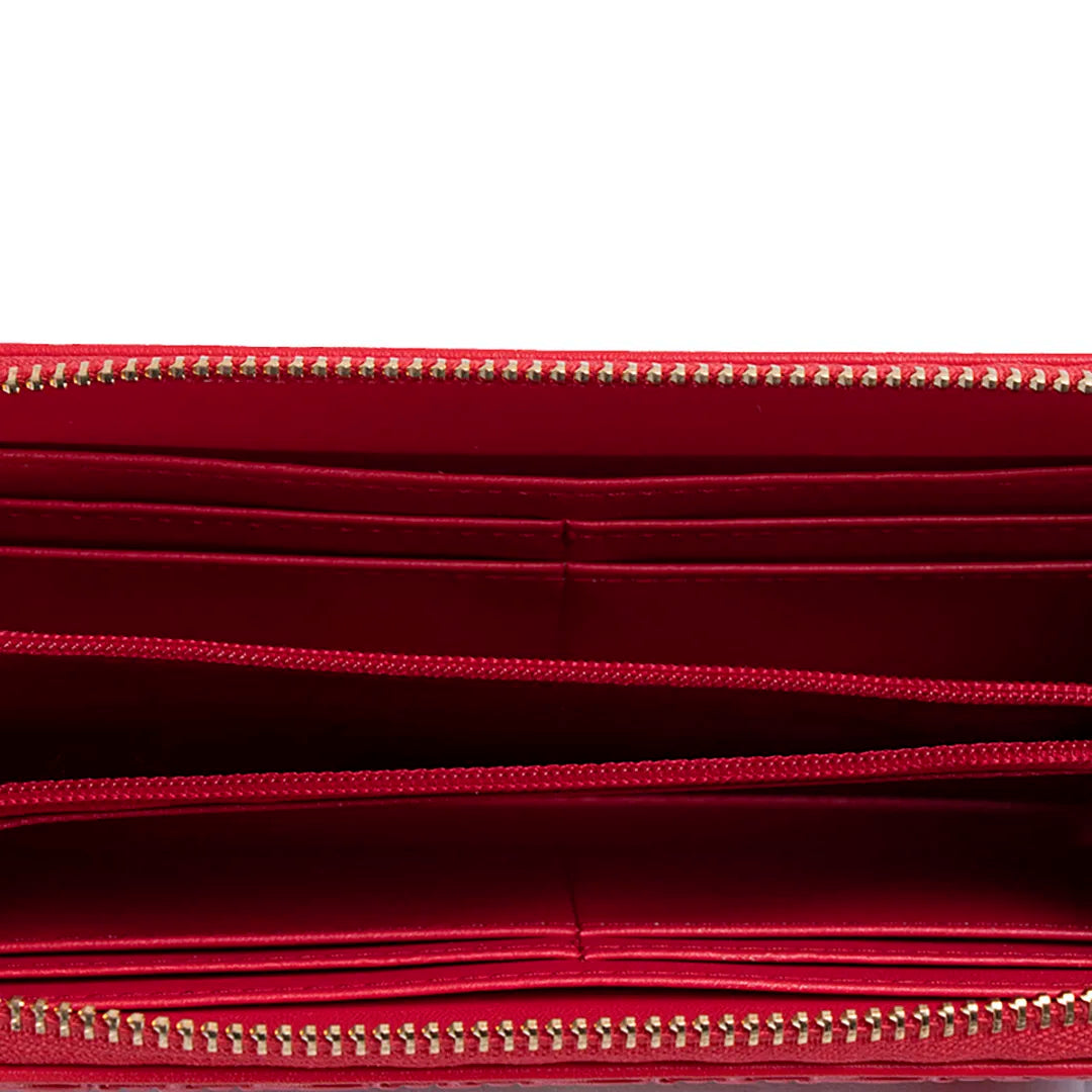 CH Women's Solid Colour Long Wallet Niche Design Fashion Simple Large Capacity Bag Luxury Temperament Vintage Classic Wallet