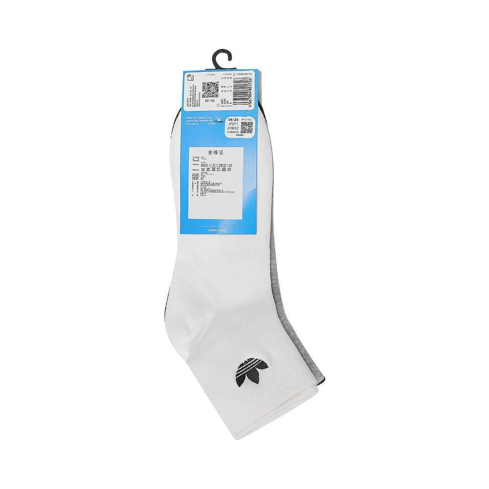 Adidas Originals Clover 2024 Neutral Ankle Socks – 3-Pack (Model JP1271)