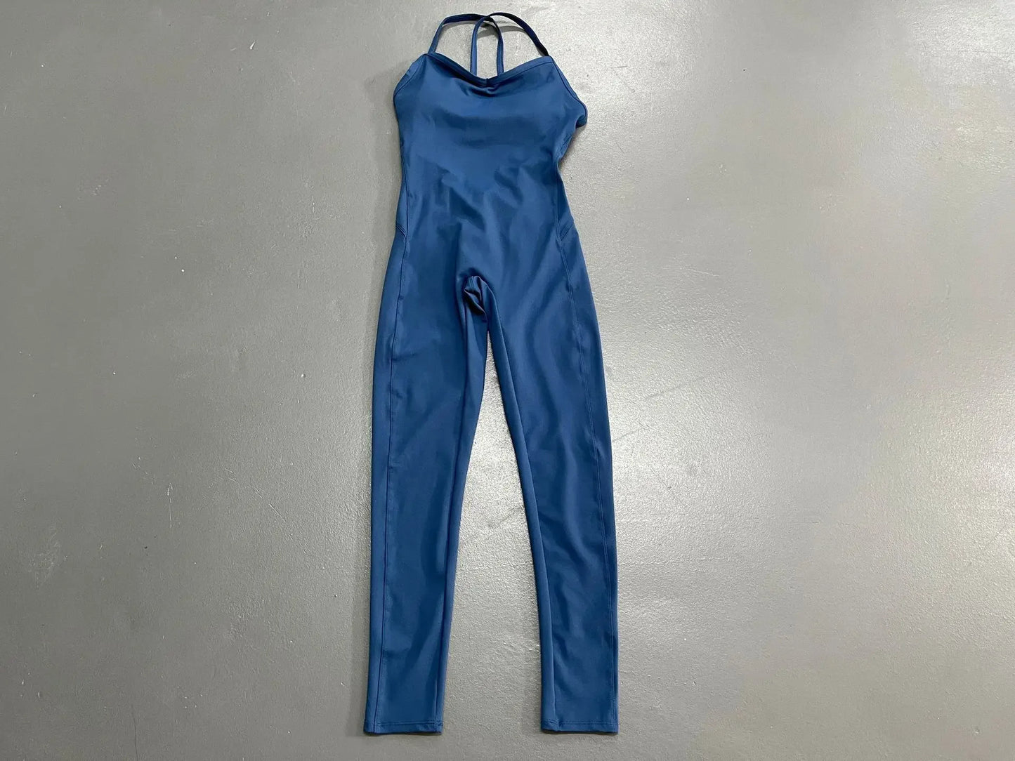 Seamless Yoga Jumpsuits Sports Fitness Backless Hip-lifting Running Jumpsuits Training Dance Dress Gym Workout Clothes for Women