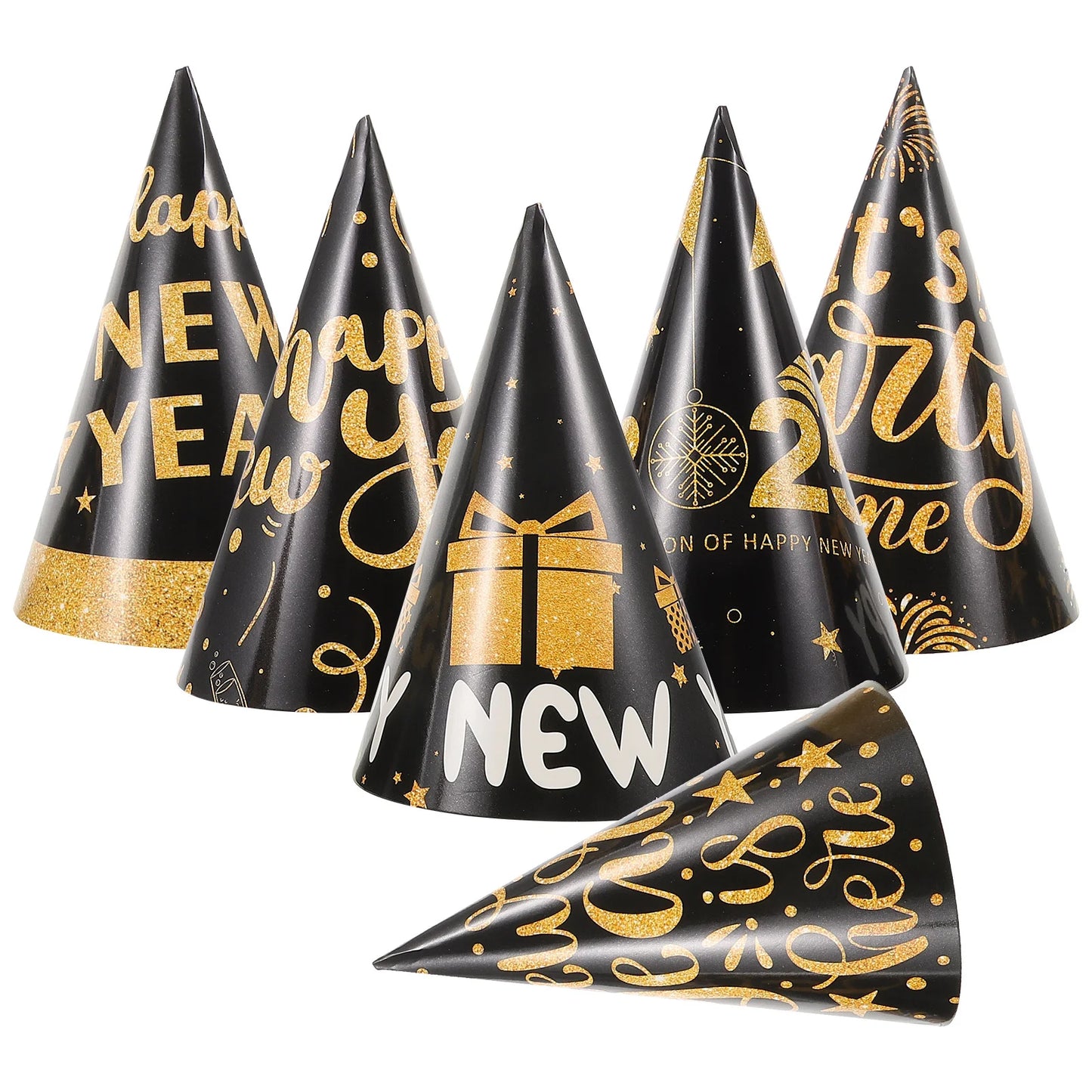 Decorations Gift New Year Paper Hat Child Party Hats 2025 Supplies Years Eve Kids Cone