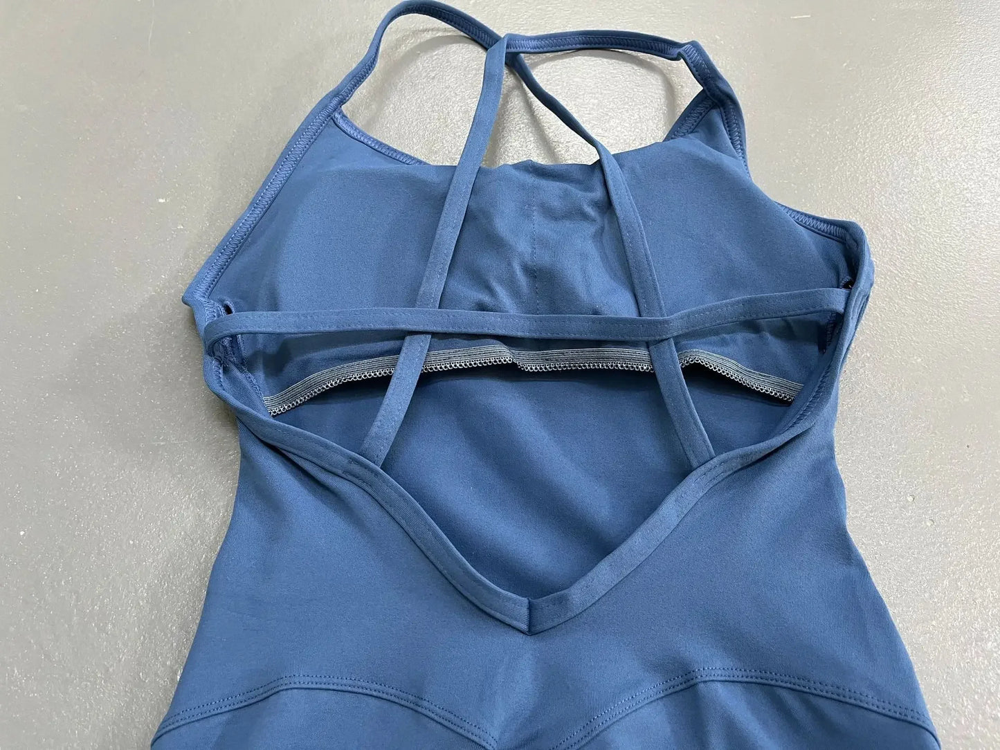 Seamless Yoga Jumpsuits Sports Fitness Backless Hip-lifting Running Jumpsuits Training Dance Dress Gym Workout Clothes for Women
