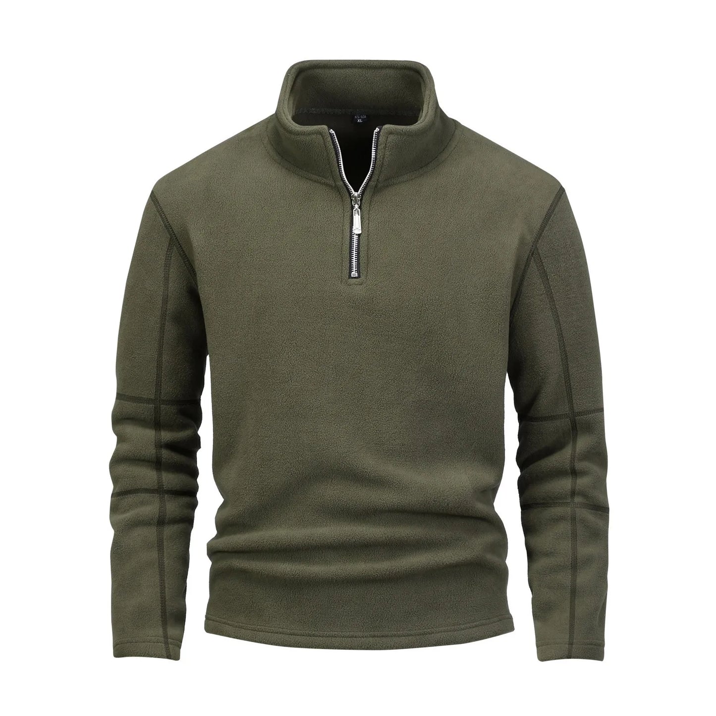 Quarter-Zip Pullover Tops Men's Turtleneck Fleece Sweatshirts Casual Warm Sweater Athletic Running Sports Hoodie Shirts