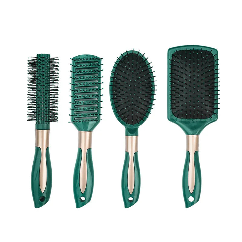 Hair Massage Air Cushion Comb Brush Scalp Hairbrush Detangle Anti Static Salon SPA Hairdressing Styling Tool Oval Round
