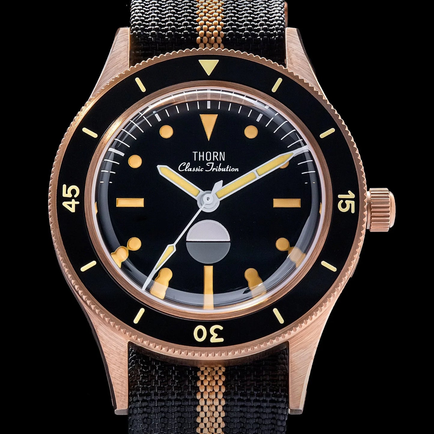 THORN 50 Fathom Watch CUSN8 Tin Bronze Non-radiation NH35 Automatic Mechanical Movement Sapphire Crystal 200M 40MM Diving Watch