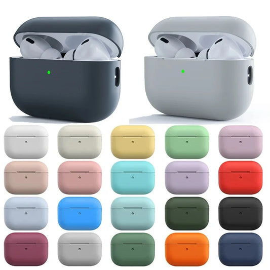 Ultra-Thin Silicone Earphone Case for AirPods 1/2 & AirPods 3 – Protective Cover for Apple AirPods Pro 2 and Earbuds