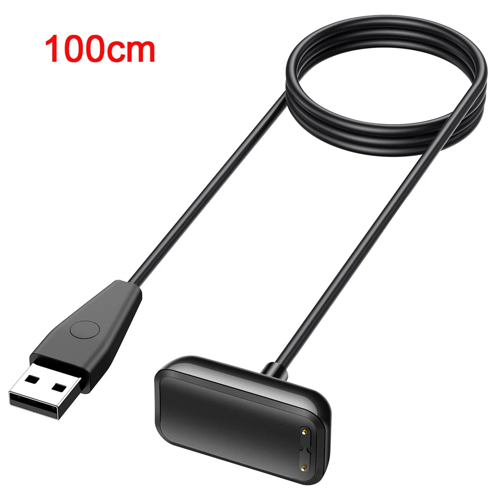 100cm/50cm USB Charger For Fitbit Charge 5 Charging Cable For Fitbit Luxe USB Charging Charger Dock With Reset Function
