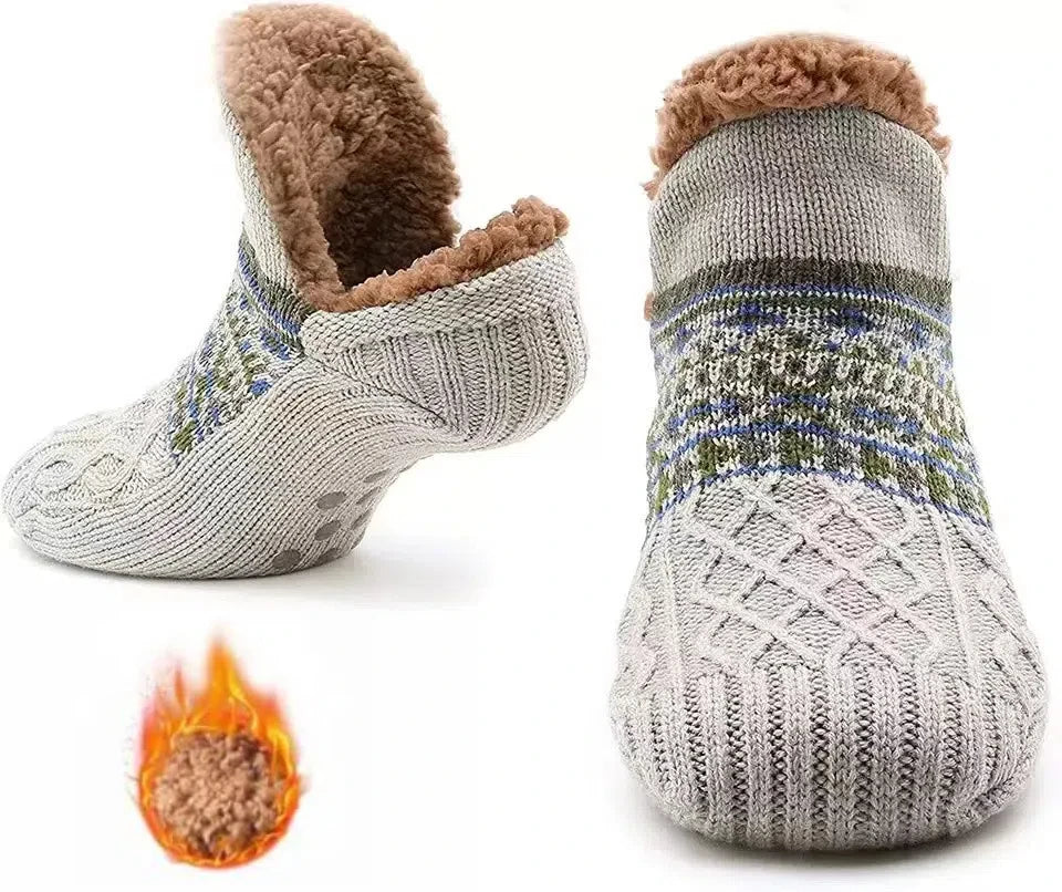 Fall & Winter Floor Socks – Warm, Non-Slip Home Socks for Women and Men, Ideal for Sleeping, Snow, Yoga, and Indoor Comfort, 2024