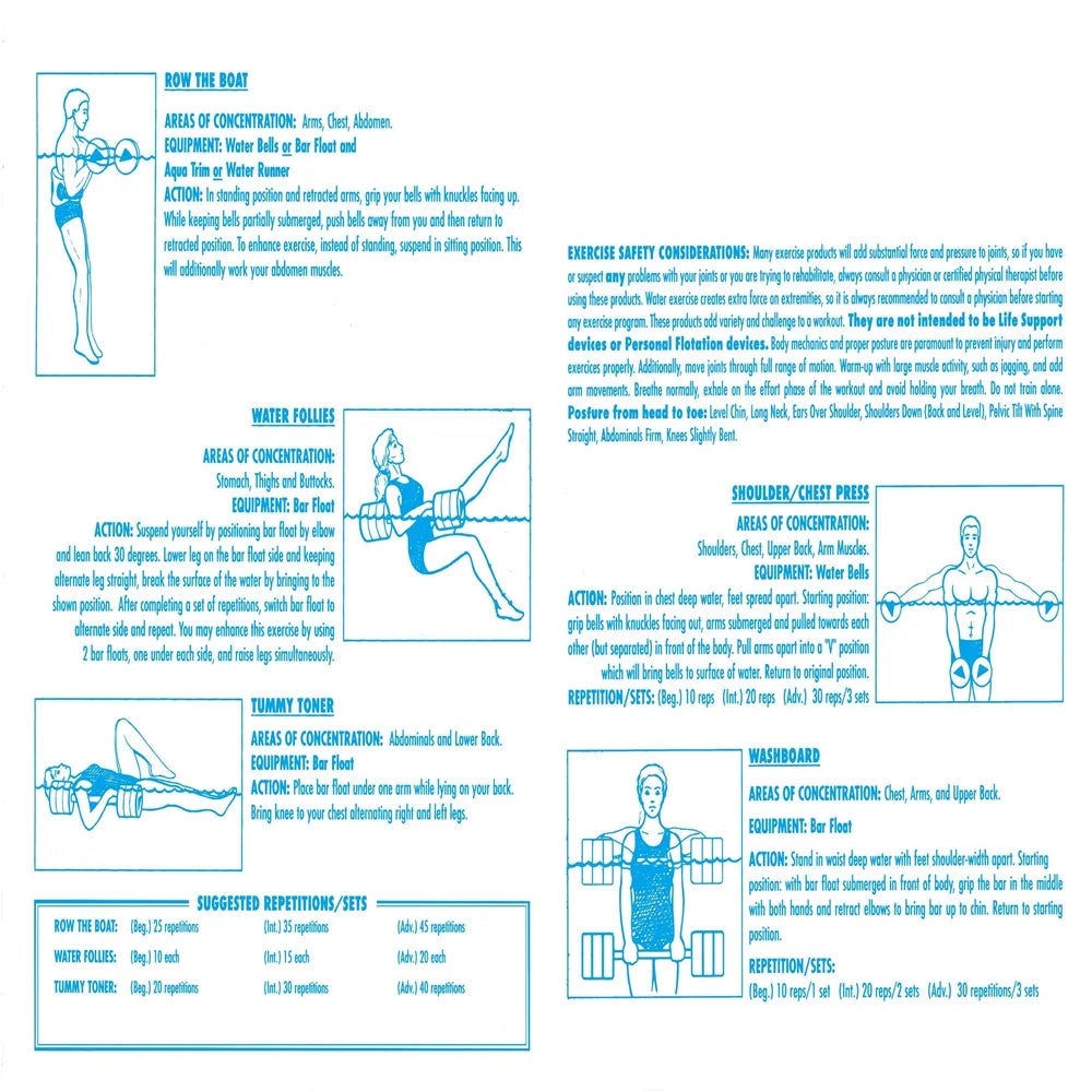 Water Aerobic Exercise Foam Dumbbell