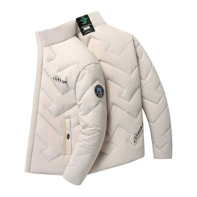 Standing Collar Thickened Winter Clothing Men's Thick Oversized Cotton Jacket