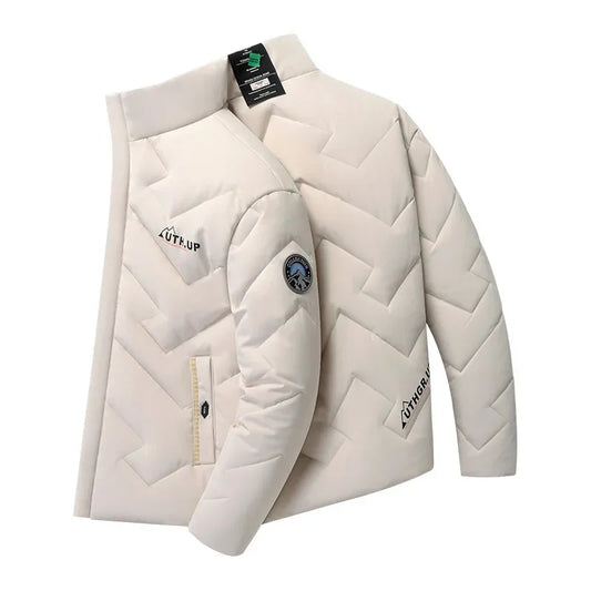 Standing Collar Thickened Winter Clothing Men's Thick Oversized Cotton Jacket