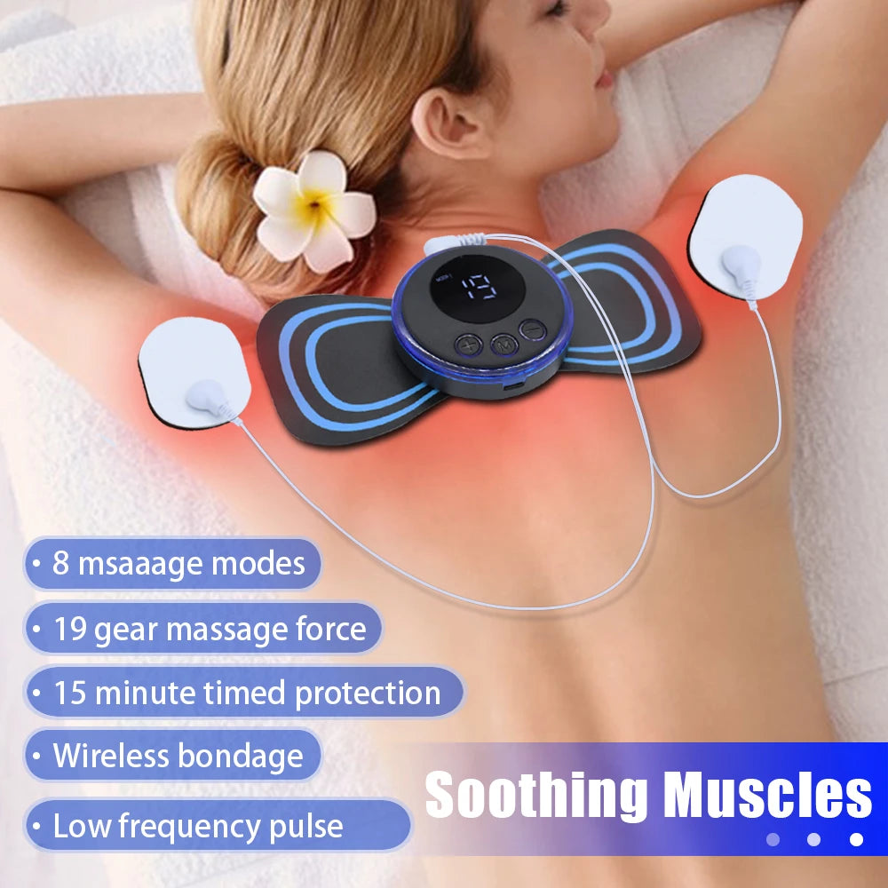 Rechargeable Electric Neck EMS Pulse Massager