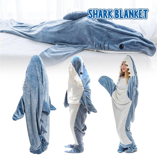 Wearable Shark Sleeping Blanket