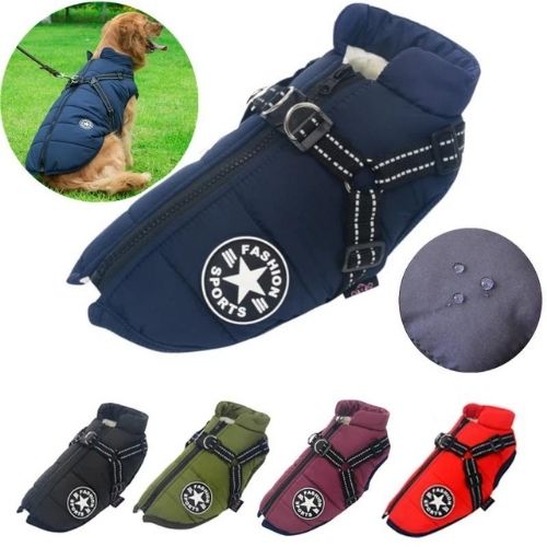 Waterproof Dog Harness Jacket