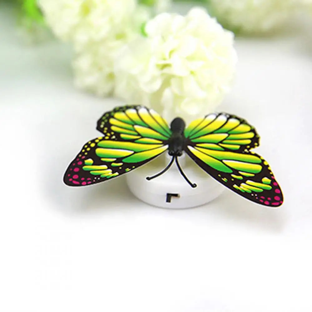 Luminous Butterfly Wall Sticker Wedding Decorative Bedroom Stick-on Night Light Cartoon Lamp Stickers Children Gifts Toys