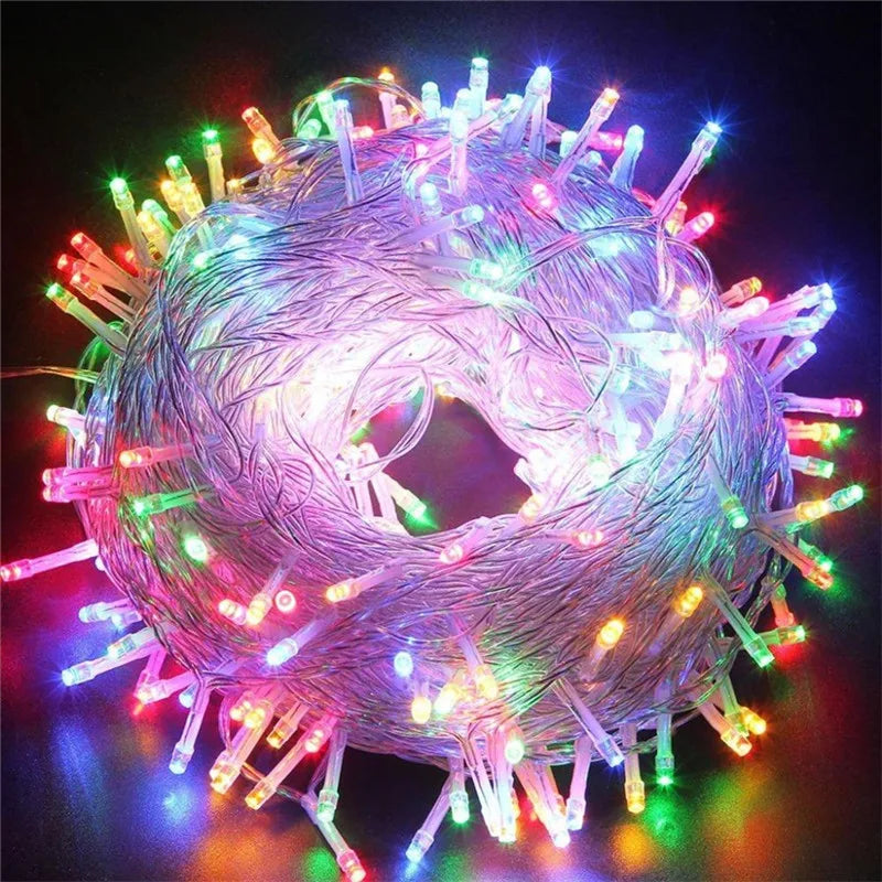 Novelty 600 LEDs 100M Flasher String Lights – Twinkling Fairy Lights for Outdoor/Indoor Decor, Perfect for Wedding, Party, and Christmas Tree Decorations