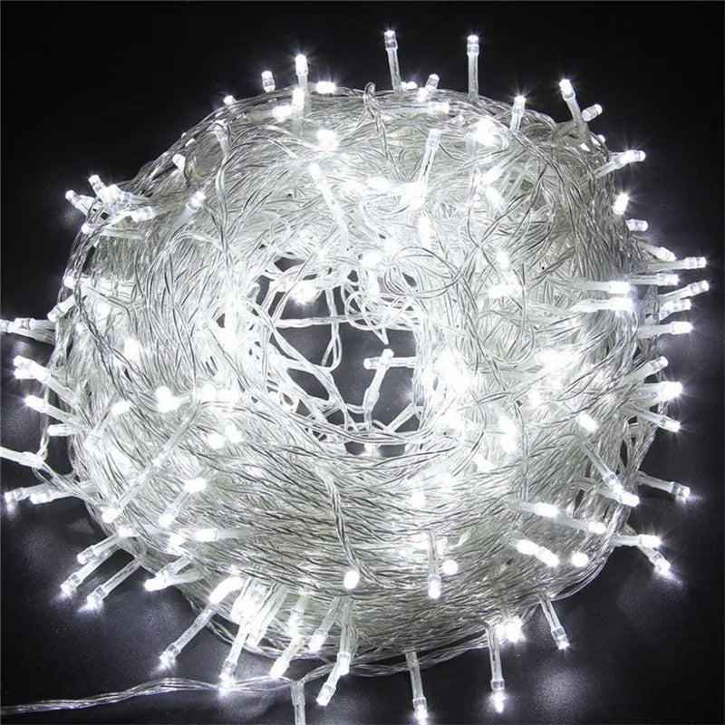 Novelty 600 LEDs 100M Flasher String Lights – Twinkling Fairy Lights for Outdoor/Indoor Decor, Perfect for Wedding, Party, and Christmas Tree Decorations