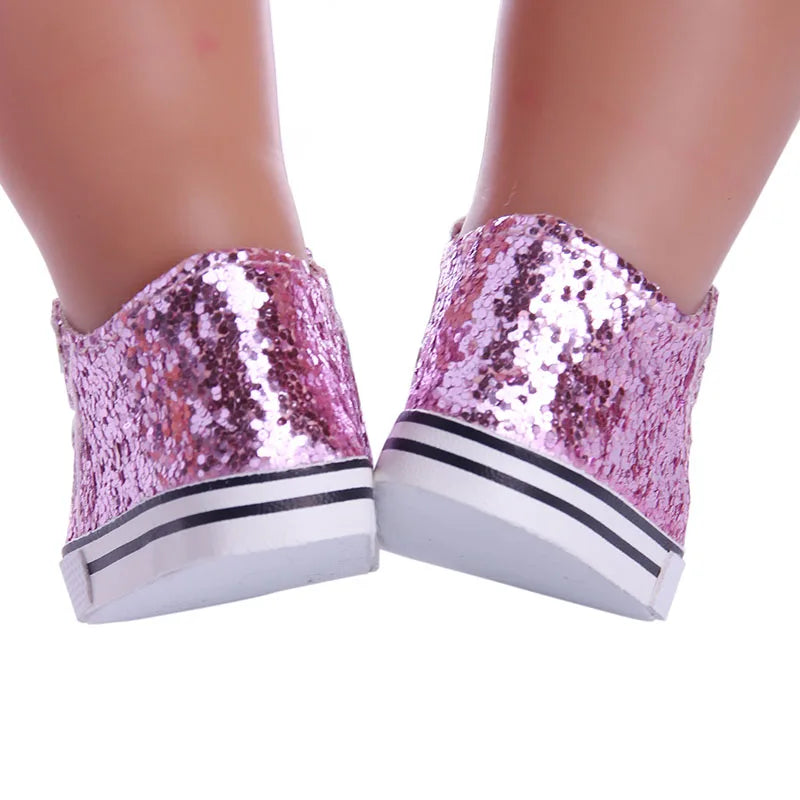 7 cm Doll Shoes For 43 cm Born Baby Clothes Items Accessories & 18 Inch American Doll Girl Toy & Nenuco,Gift