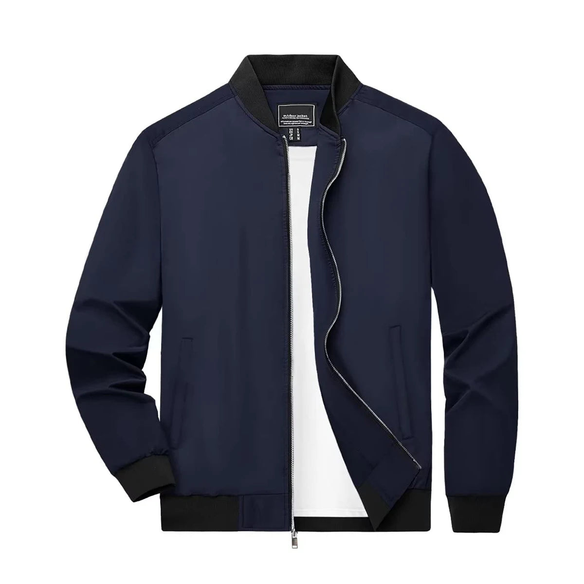 TACVASEN Men’s Varsity Bomber Jacket – Lightweight, Windproof & Waterproof Fall Outerwear for Outdoor & Casual Wear