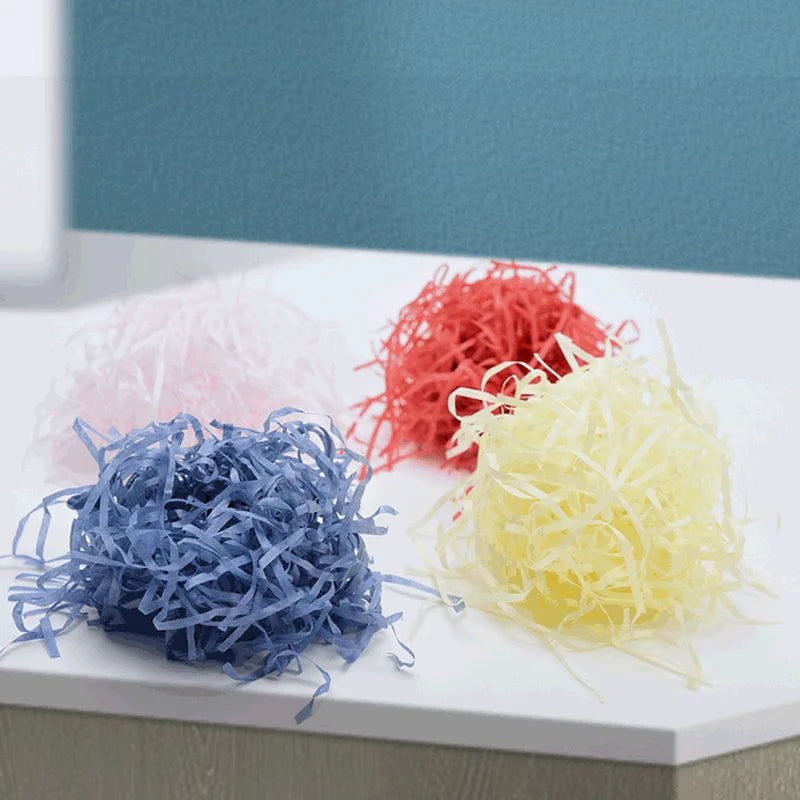 Multicolor Raffia Shredded Paper – 500g/1kg Confetti for DIY Gift Boxes, Party, Wedding, and Festive Decorations