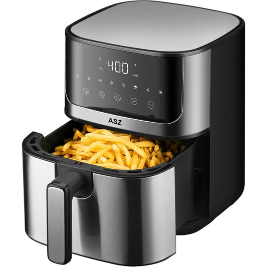 2025 NEW ASZ 5qt Air Fryer Digital for dorm office- Compact Airfryer Design for 2-3 people, 8 in 1 Presets Bake