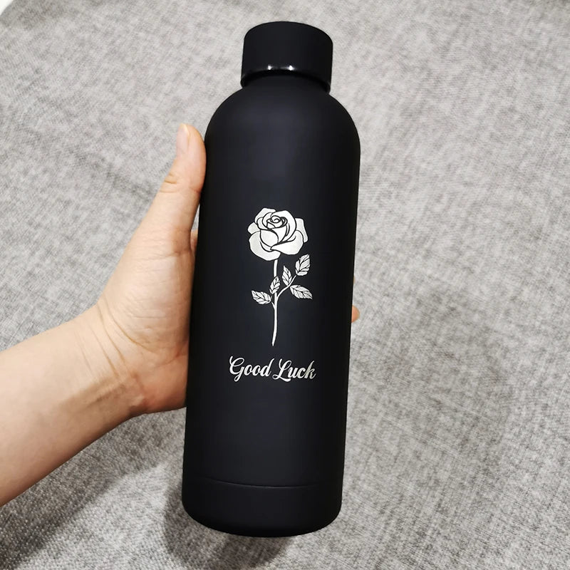 Custom Logo Thermos Large Vacuum Flask Stainless Steel Portable Thermos Bottle Outdoor Sports Water Bottle Travel Mug 500/750ml