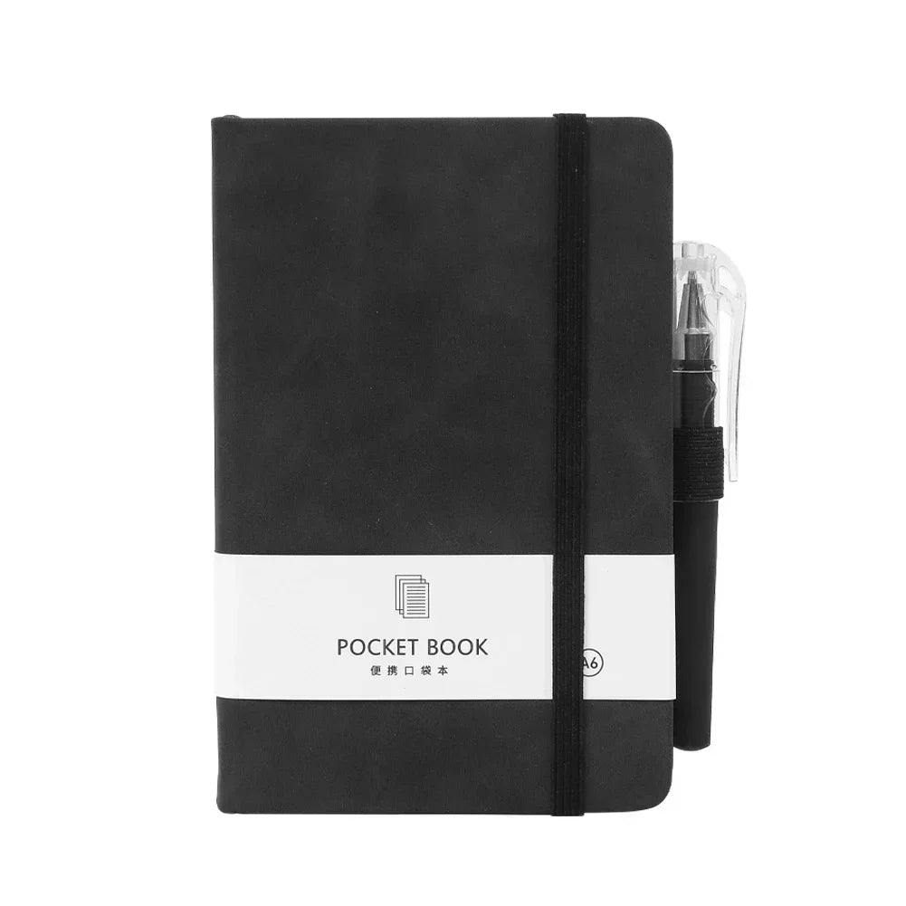 A6 Pocket Notebooks With Pen 200 Pages Leather Notepads Teacher Gift Planning Notebook And Journals School Supplies Stationery