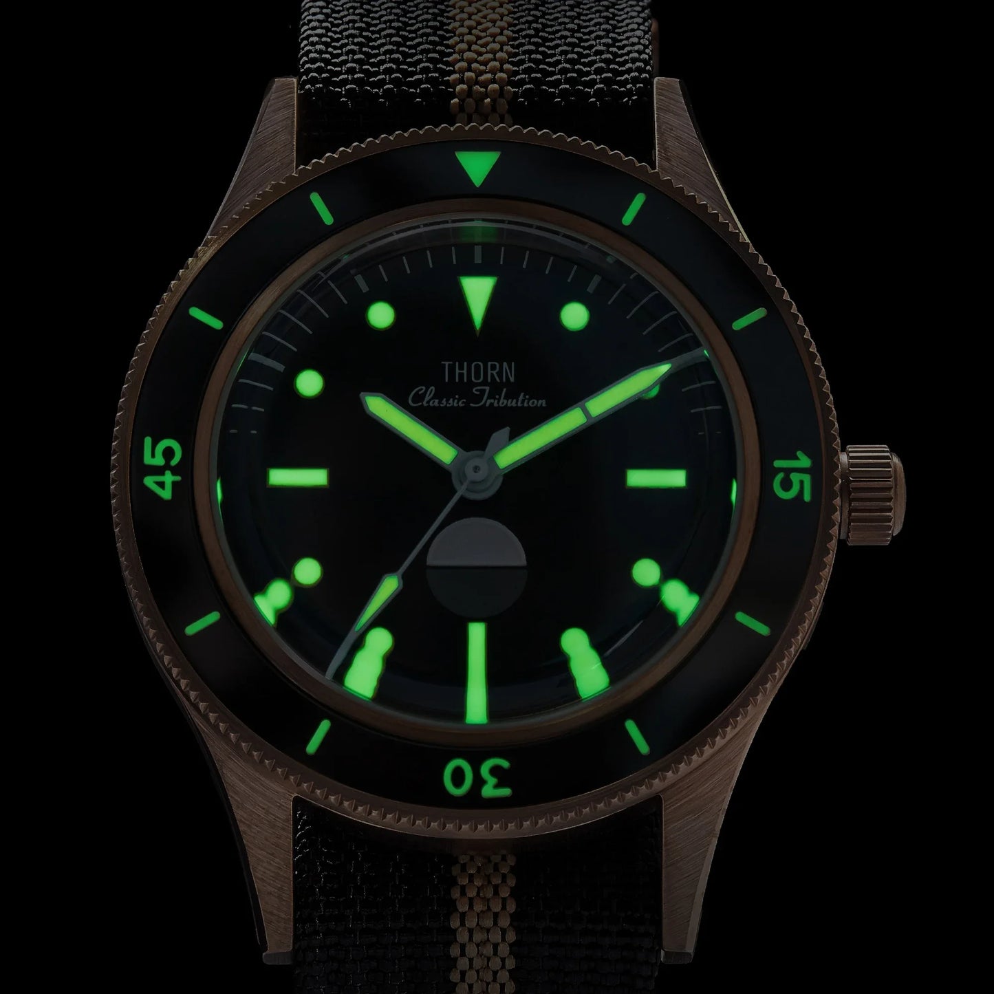 THORN 50 Fathom Watch CUSN8 Tin Bronze Non-radiation NH35 Automatic Mechanical Movement Sapphire Crystal 200M 40MM Diving Watch