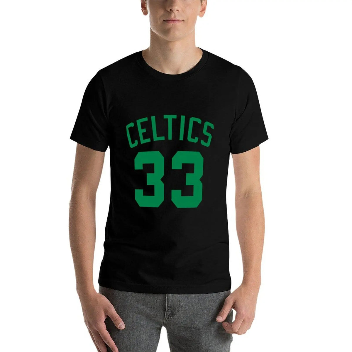 Boston Celtics Number 33 T-Shirt funny costumes graphic tee shirt custom t shirt cute tops shirts men