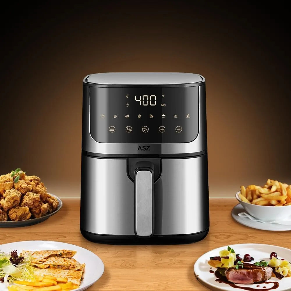 2025 NEW ASZ 5qt Air Fryer Digital for dorm office- Compact Airfryer Design for 2-3 people, 8 in 1 Presets Bake