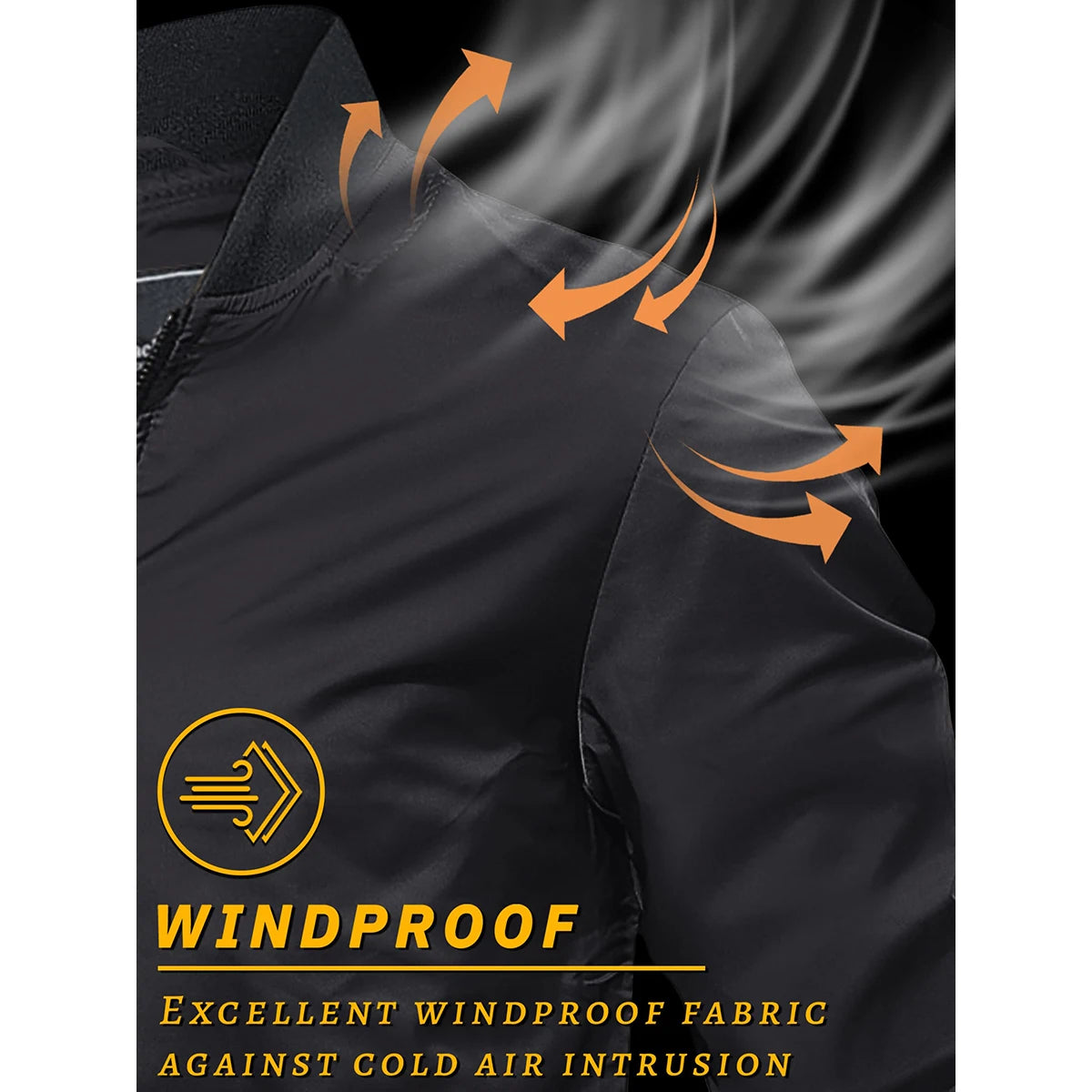 TACVASEN Men’s Varsity Bomber Jacket – Lightweight, Windproof & Waterproof Fall Outerwear for Outdoor & Casual Wear
