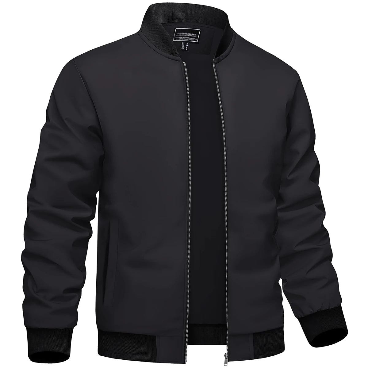 TACVASEN Men’s Varsity Bomber Jacket – Lightweight, Windproof & Waterproof Fall Outerwear for Outdoor & Casual Wear